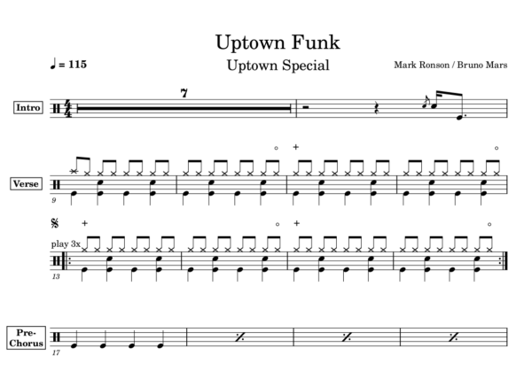 Mark Ronson & Bruno Mars  – Uptown Funk